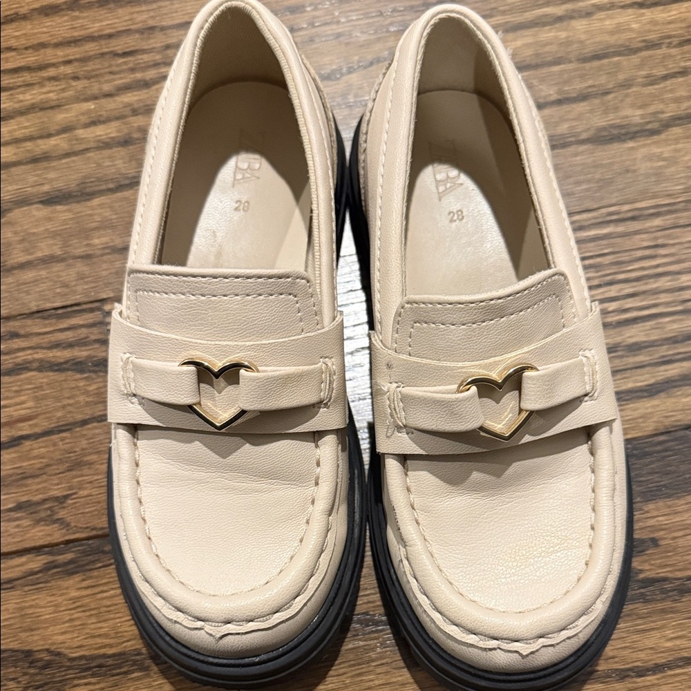 Zara Loafers with Heart Gold Accent - Picture 5 of 6
